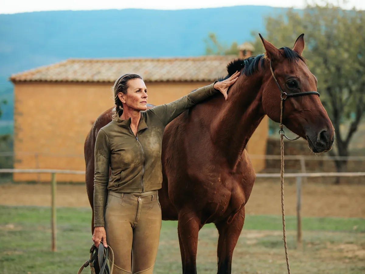 Cours d'équitation à Ambierle, Loire