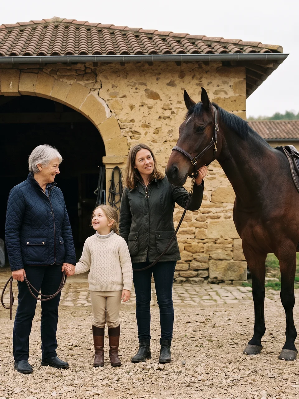 L'équipe, Écurie Tom Fradin, centre équestre à Ambierle